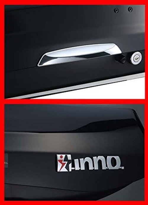 INNO BRM660BK Wedge Cargo Box - 11 Cubic Feet | Gloss Black Finish for Enhanced Durability