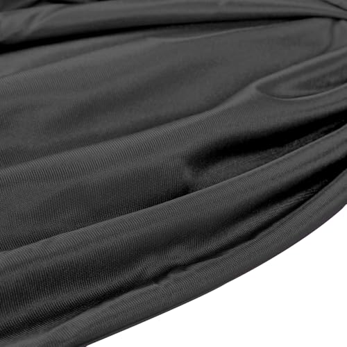 Aerial Silks Kit & Aerial Yoga Hammock - 11Yd Fabric - Black