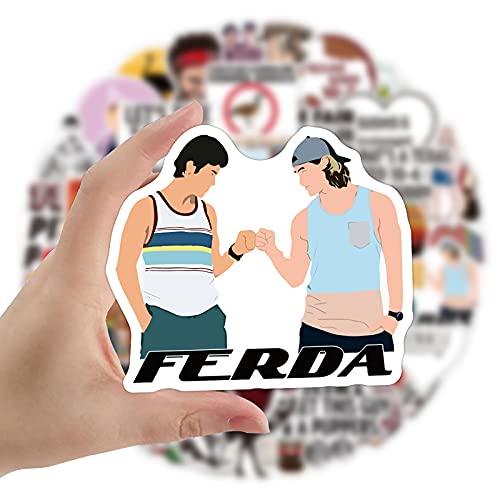 50pcs Waterproof Vinyl Stickers - Funny TV Show Designs