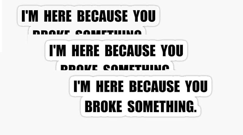 Funny Hard Hat Vinyl Decal Stickers - 3 Pcs Set