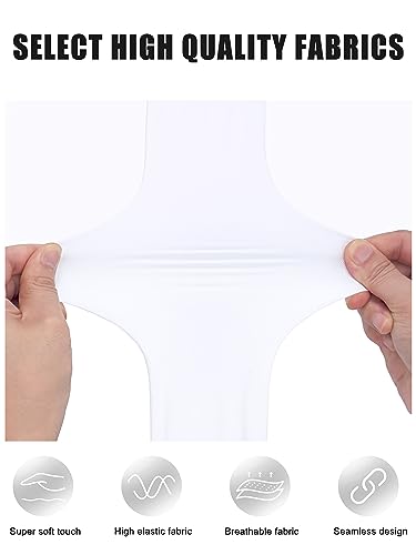 Super Soft Ballet Tights for Girls - White, 4-6 Years