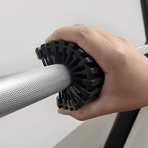 Kreapa 1pcs Nylon Barbell Brush for Weightlifting Bar Cleaning, Durable & Scratch-Free