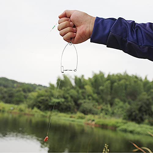 Automatic Fishing Device - Spring Loaded Hook Bait Traps (12 Pack)