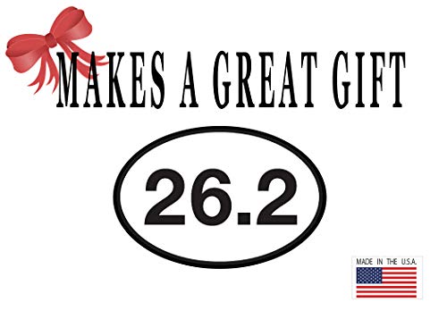 26.2 Marathon Running Bumper Sticker - 5x3 Inch Weather-Resistant Decal