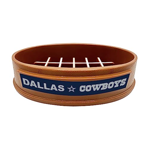 NFL Dallas Cowboys Football Design Slow Feeder Pet Bowl