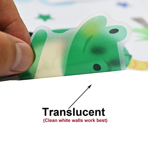 Maydahui Princess Knight Wall Stickers Castle King Cartoon Dragon Wall Decal (22 x24 Inch) for Kids Room Nursery Living Room