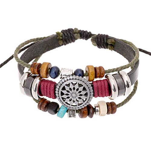 Bohemian Multilayer Beaded Bracelet - Hand Woven Stackable Jewelry