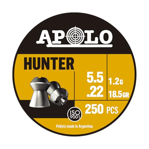 Hunter Air Gun Pellets .22 Caliber 18.5 Grain - Tin of 250