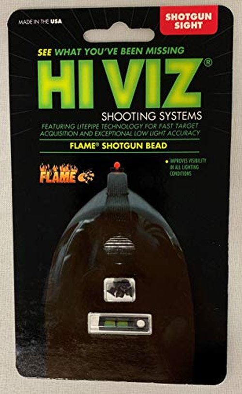 HIVIZ Flame Fiber Optic Shotgun Sight (Green)