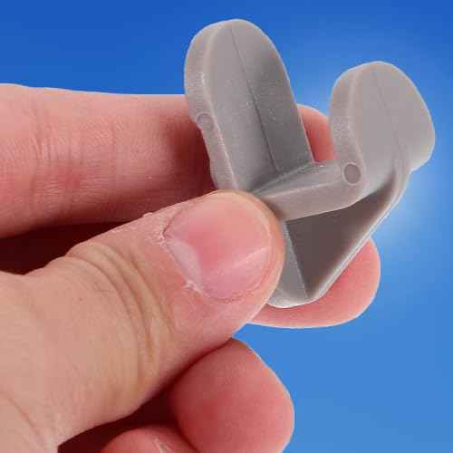 GEEX DEPOT Replacement Shelf Clips for Turbo Air Freezers & Refrigerators, Gray Plastic Shelf Clips, 12-Pack (12)