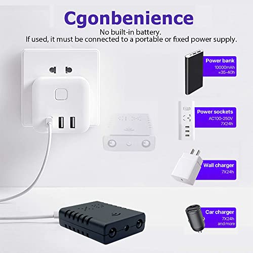 Hidden Spy Mini Camera 1080P Security Wireless WiFi Camera Home Indoor Outdoor Wireless Cam Small Home Security Camears Nanny Cam Wireles Cameras Motion Detection, Night Vision