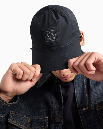 Armani Exchange Men's Blue Edition Baseball Hat, Navy, One Size