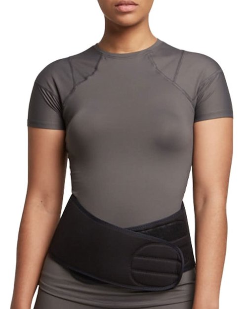 Tommie Copper Women’s Comfort Back Brace, Adjustable, Sweat Wicking, Breathable Back & Muscle Compression Support for Everyday - Black - Small/Medium