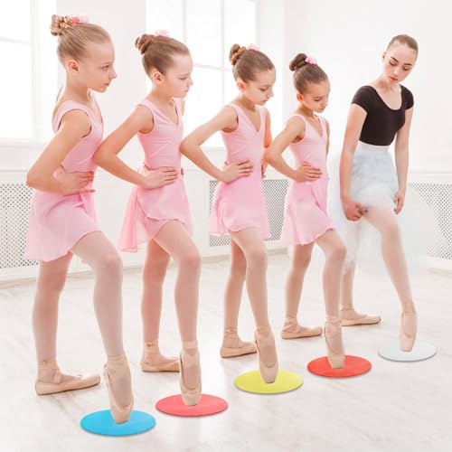 20 Pack 6-Inch Flat Cones Spot Markers for Sports & Agility Training