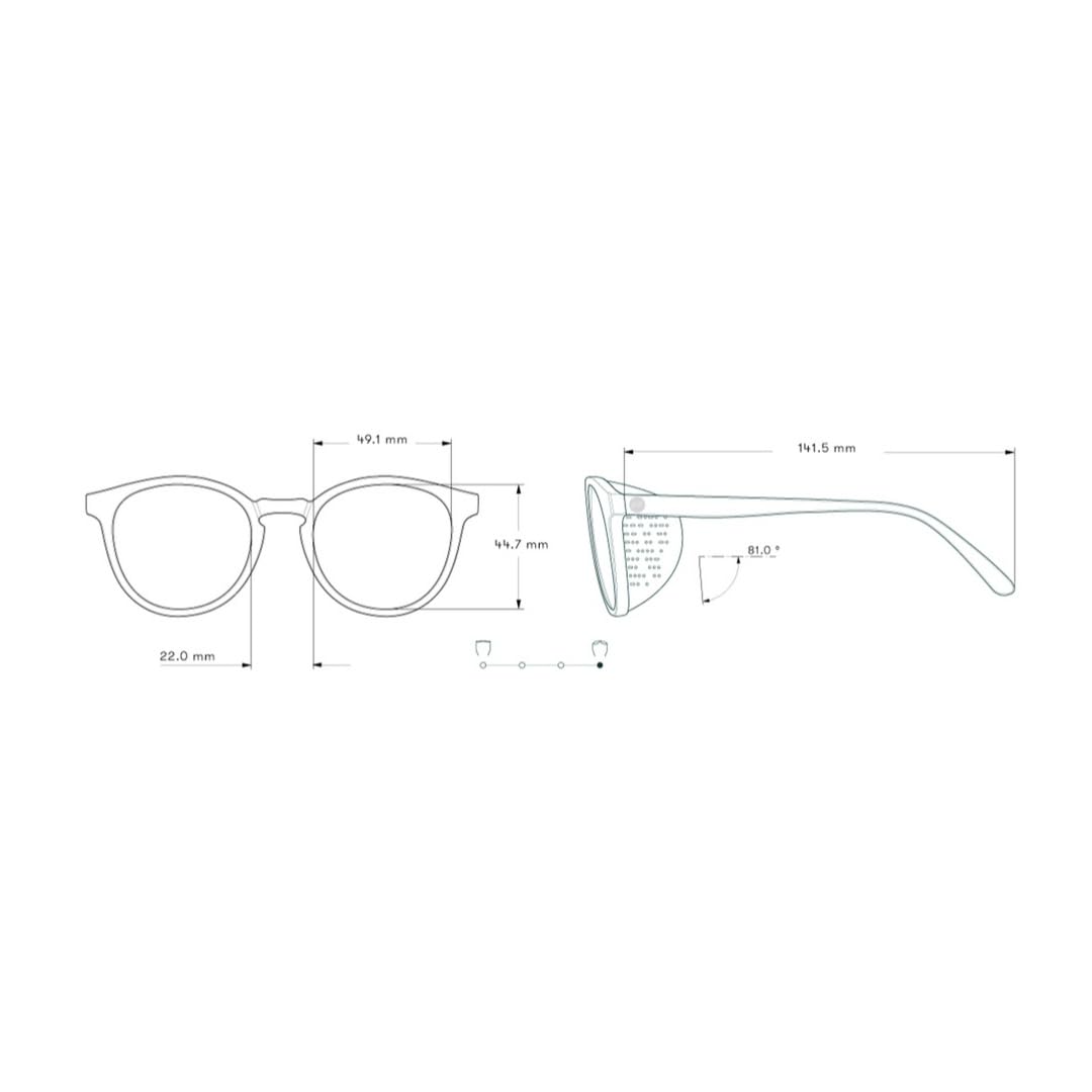 Sunski Tera - Polarized Recycled Alpine Sunglasses (Stone Alpenglow)