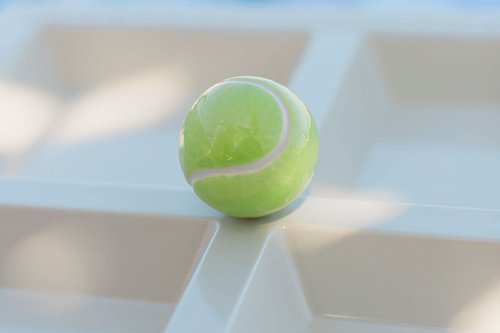 nora fleming Game, Set, Match (Tennis Ball) A72 - Hand-Painted Ceramic Unique Décor - Summer Minis for the Home and Office