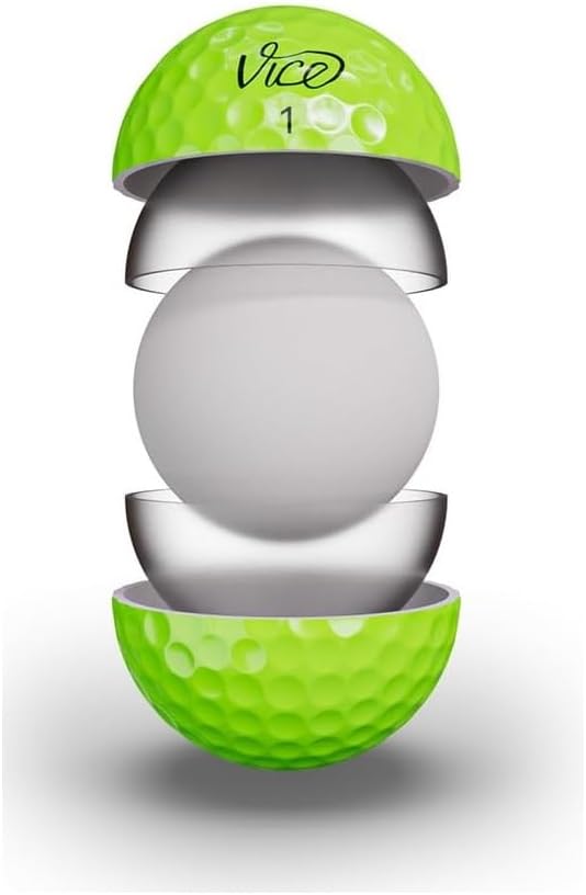 Vice Pro Golf Balls - High-Performance Golf Balls for Maximum Distance and Control | White