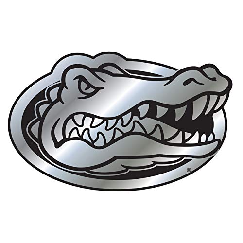 Florida Gators Magnet - NCAA Officially Licensed Chrome Gator Head Badge (3 & 6 Inches)