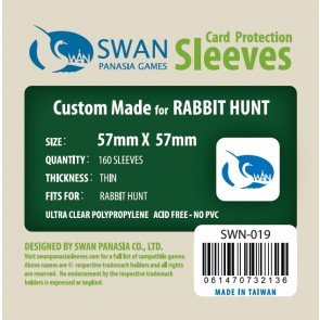 Ultra Clear Card Sleeves (57x57mm) - 160 Pack for Wyrmspan