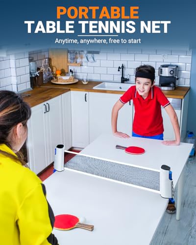 Retractable Ping Pong Net - Portable & Adjustable Table Tennis Net
