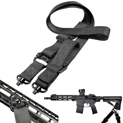 Two-Point & Traditional Sling Quick Adjust Loop with M-Rail Mount Black