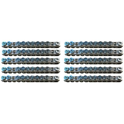 South Bend Components 10 Terminal Ground Bar Max 1 AWG - 10 Pack