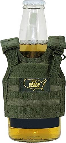 Tactical Mini Vest Beverage Carrier - Olive Green