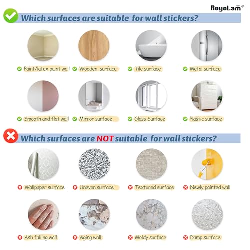 Yin Yang Koi Fish Wall Decals Removable Round Zen-Inspired Lotus Vinyl Stickers for Nursery Kids Bedroom and Playroom Decor Peel and Stick Chinese Style Wall Art