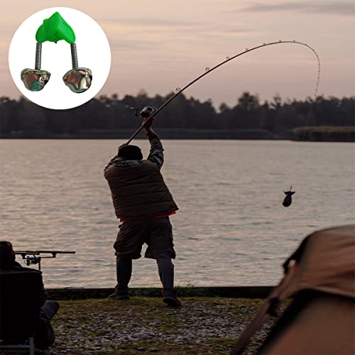 20 Pcs Fishing Rod Alarm Bells - Plastic Clip-On Bite Alarms