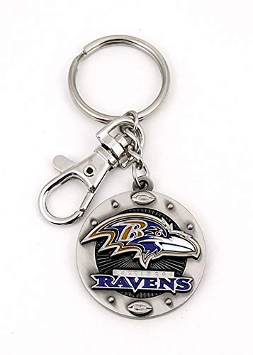 Baltimore Ravens Impact Keychain - Colorful Metal Keychain Accessory