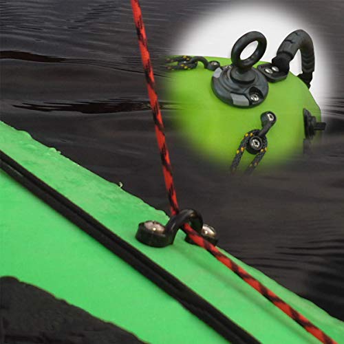 Nylon Kayak Pad Eye Deck Loops with Stainless Steel Screws