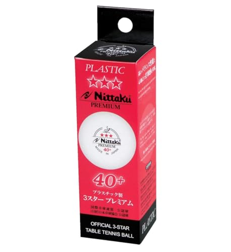 Premium 3-Star Table Tennis Balls - Pack of 12