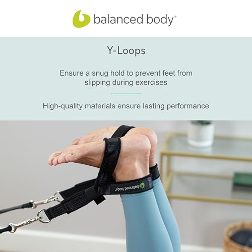 Y Loops Pilates Footstraps with D Rings - Comfortable Accessories