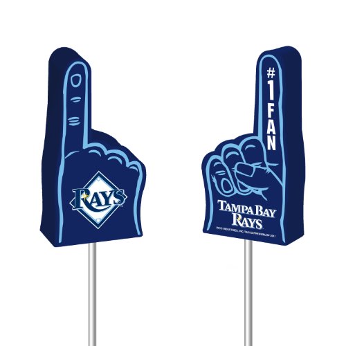 Tampa Bay Rays Foam Finger Antenna Topper with Dangler Cord