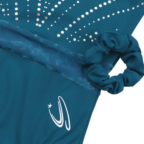 Girls & Adults Gymnastics Leotards with Shorts Sequin Variation CL(9-10Years) | Activewear