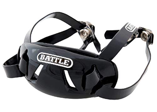Adjustable Youth Football Chin Strap with EVA Padding - Black