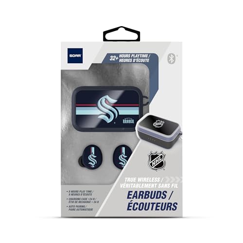 Wireless Sport Earbuds - Comfortable Fit & 32 Hours Battery - Seattle Kraken