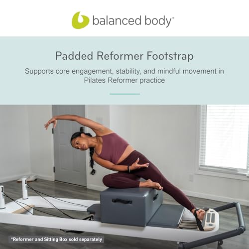 Adjustable Padded Footstrap for Pilates Reformer Workouts