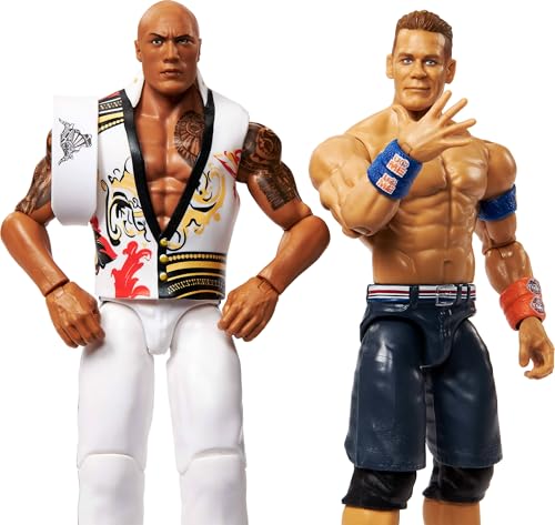Mattel WWE Action Figures 2-Pack Series 23 The Rock & John Cena 6-inch Set