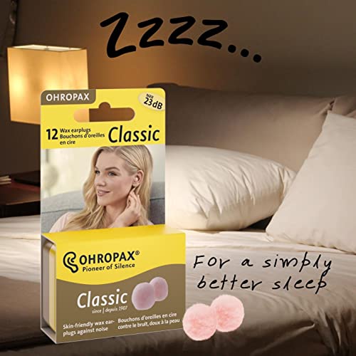 Ohropax Wax Ear Plugs, 12 Plug