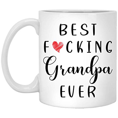 Best Grandpa Ever Coffee Mug - 11oz Funny Coffee Cup