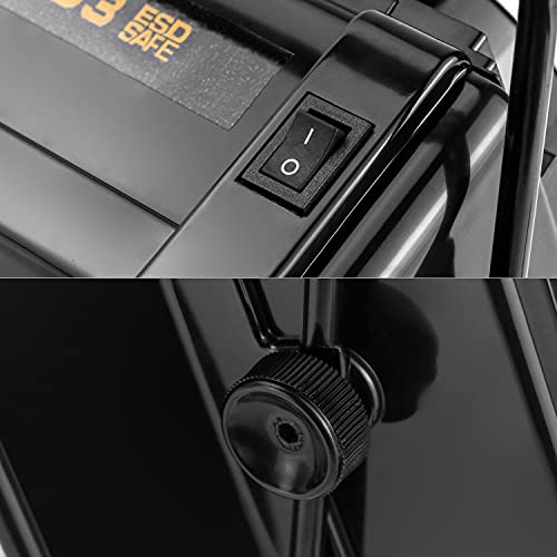 QWORK Premium Fume Extractor, Solder Smoke Absorber With Adjustable Angle