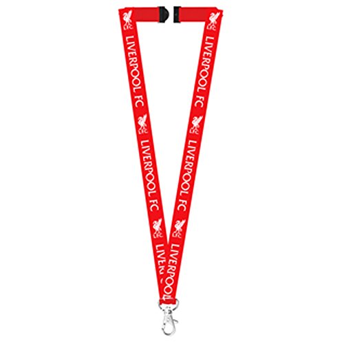 Liverpool FC Official Soccer Lanyard - Red, 33 Inch, Nylon, Club Crest Print