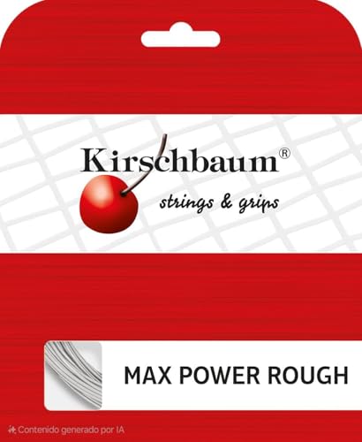 Kirschbaum Max Power Rough 1.25mm (17g) Tennis String 40ft. Grey | Spin & Power