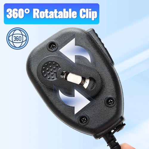 Ham Radio Speaker Mic for BAOFENG UV-5R, 2-Pack Handheld Accessories
