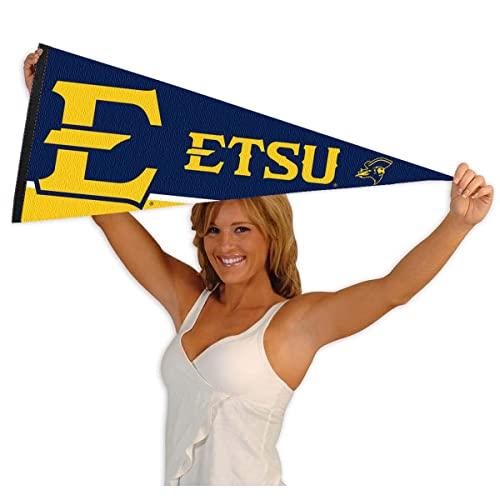 East Tennessee State Bucs Full Size Felt Pennant 12x30 Inch Team Banner