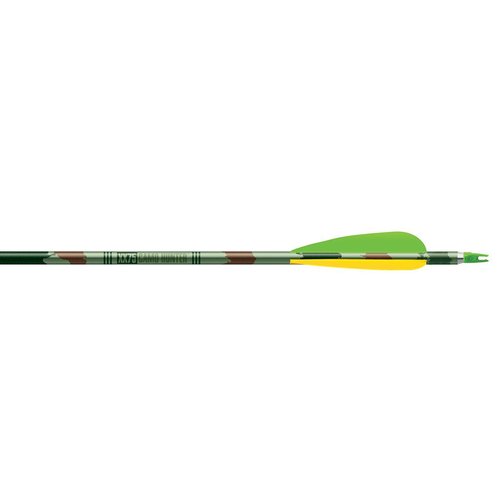 Easton Camo Hunter XX75 Factory 4-Inch Vanes (6-Pack), Multi, 2216