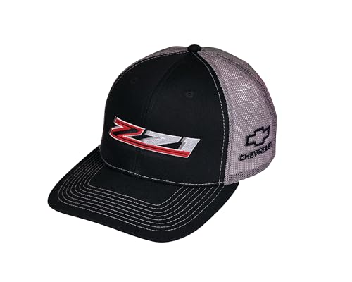 SR1 Performance Chevrolet Bowtie Z71 Offroad Hat Black One Size Snapback Cap