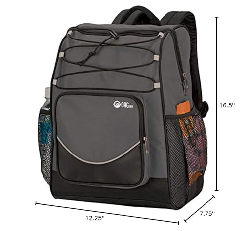 20 Can Cooler Backpack with No-Leak Liner - Grey