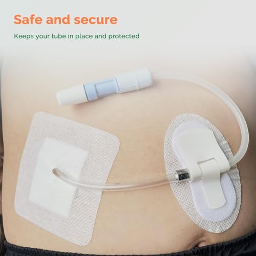 Split Drain Adhesive Bandages - 4" x 4" | 15 Pcs Catheter Pads